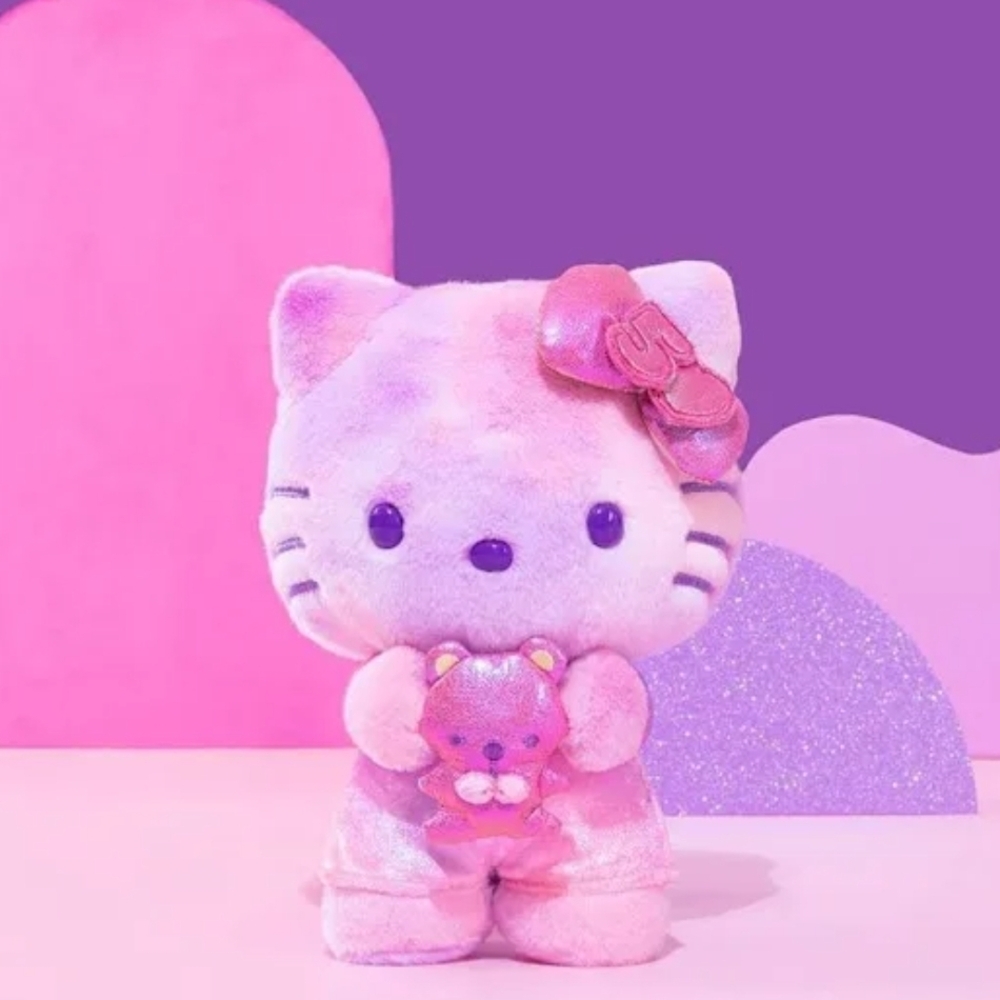 Hello Kitty Pink and Purple Plush Toy